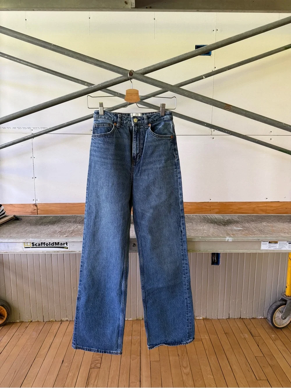 Reformation Wilder Stretch High Rise Wide Leg Jeans - Picture 2 of 4